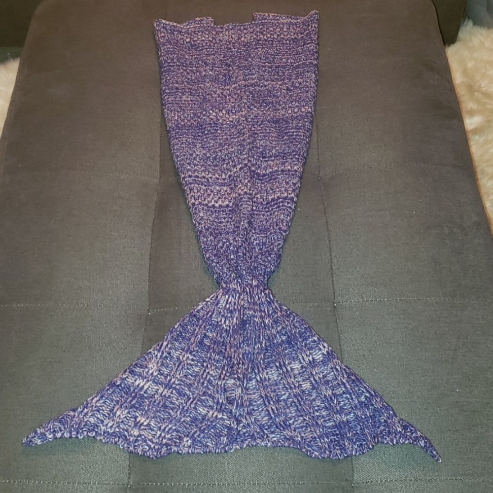 Mermaid tail blanket